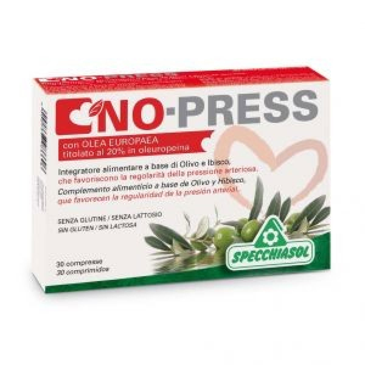 

Specchiasol No Press Integratore Alimentare Snza Glutine 30 Compresse