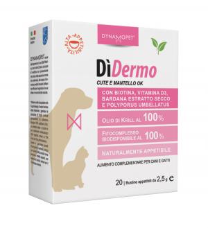 

Dynamopet DiDermo Cute e Mantello OK Integratore Alimentare 20 Bustine x2,5ml