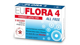 

Gricar Chemical Euflora 4 All Free Integratore Alimentare 24 Capsule