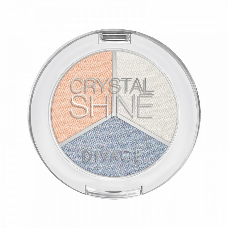 

Divage Crystal Shine Ombretto Luminoso 03 Sparkling Peach Ice Light Blue