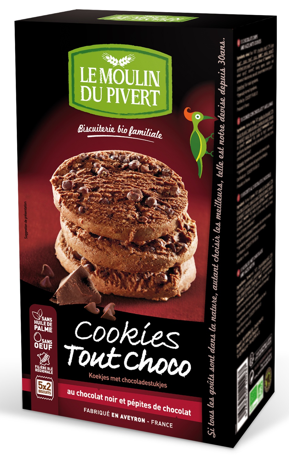 Image of Cookies Cacao Pepite Cioccolato 175g033