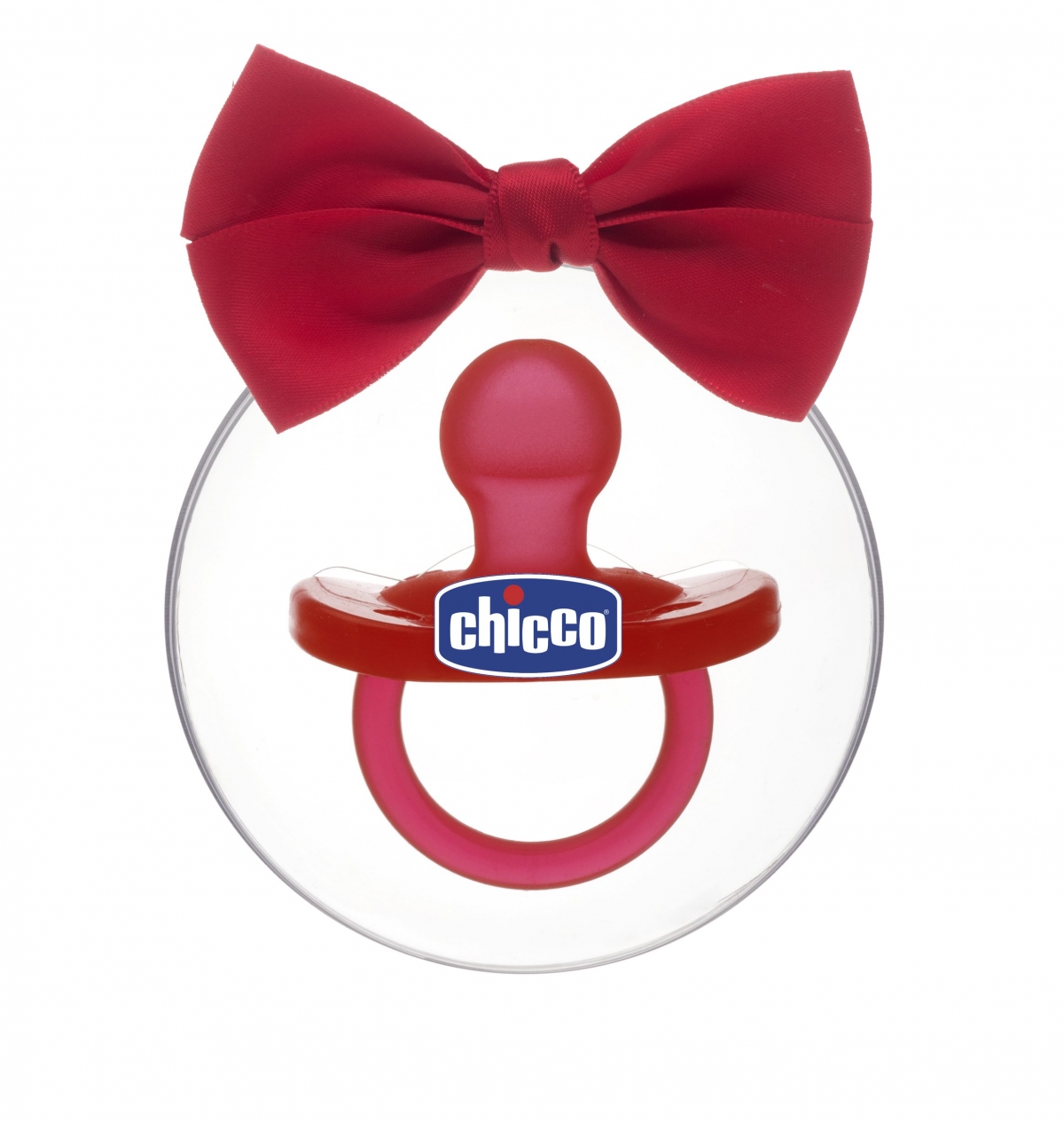 Image of Chicco Gommotto Physio In Silicone Rosso 6-12m033