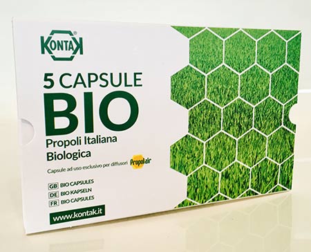 Image of Kontak Propolair 5 Capsule Bio Integratore Alimentare 5 Pezzi
