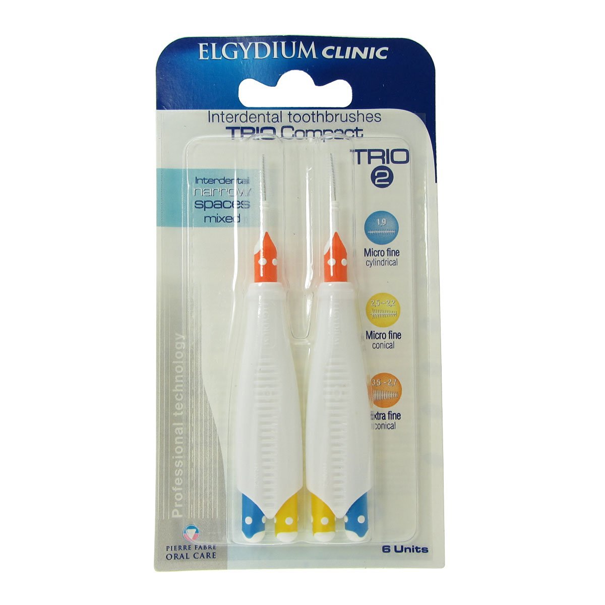 

Elgydium Clinic Trio Compact Scovolini Setole Medie