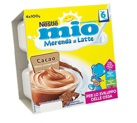 Image of mio Merenda al Latte Nestlé Cacao 4x100g