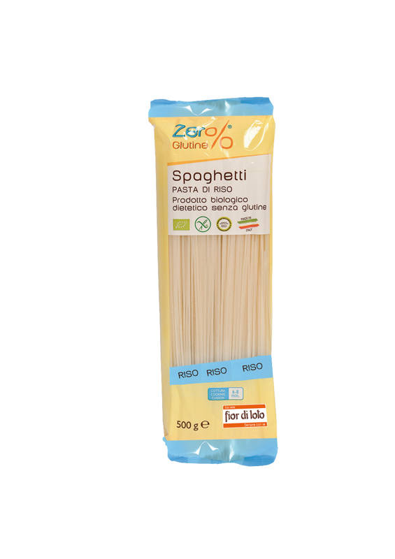 Image of Zero% Glutine Spaghetti Pasta Di Riso Biologico 500g