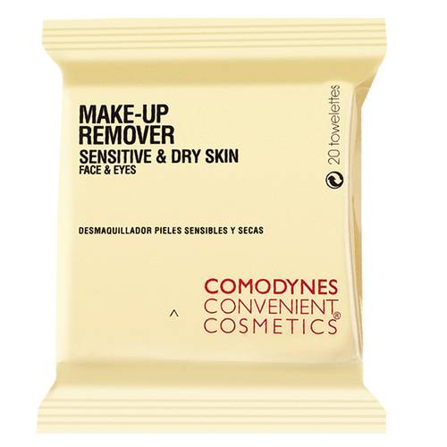 Image of Comodynes Makeup Wipes Sensitive and Dry Skin 20 units