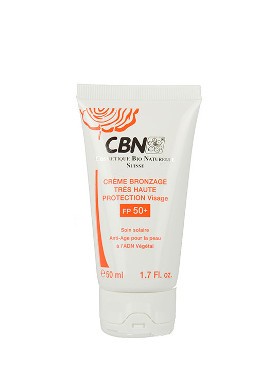 Image of CBN Crème Bronzage Très Haute Protection Visage FP50+ 50ml