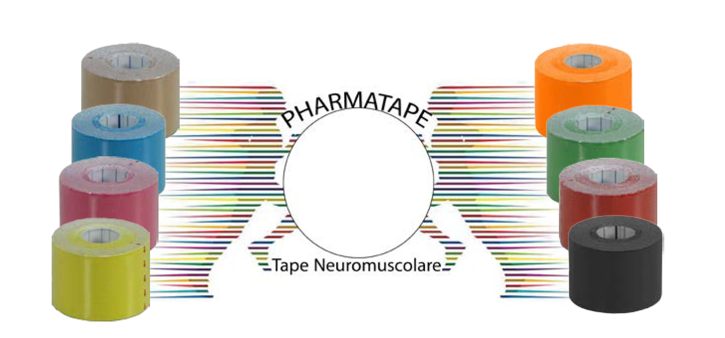 Image of Pharmatape Cerotti Tape Neuromuscolare Rocchetto 5x5cm Verde033