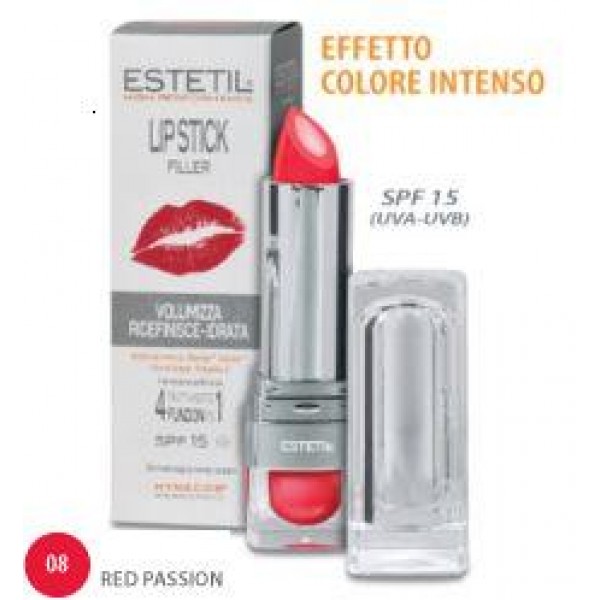 Image of Estetil Lip Stick Filler Colore 08 Red Passion
