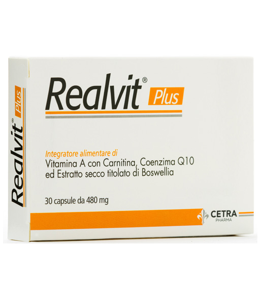 

Cetra Pharma Realvit Plus Integratore Alimentare 30 Capsule