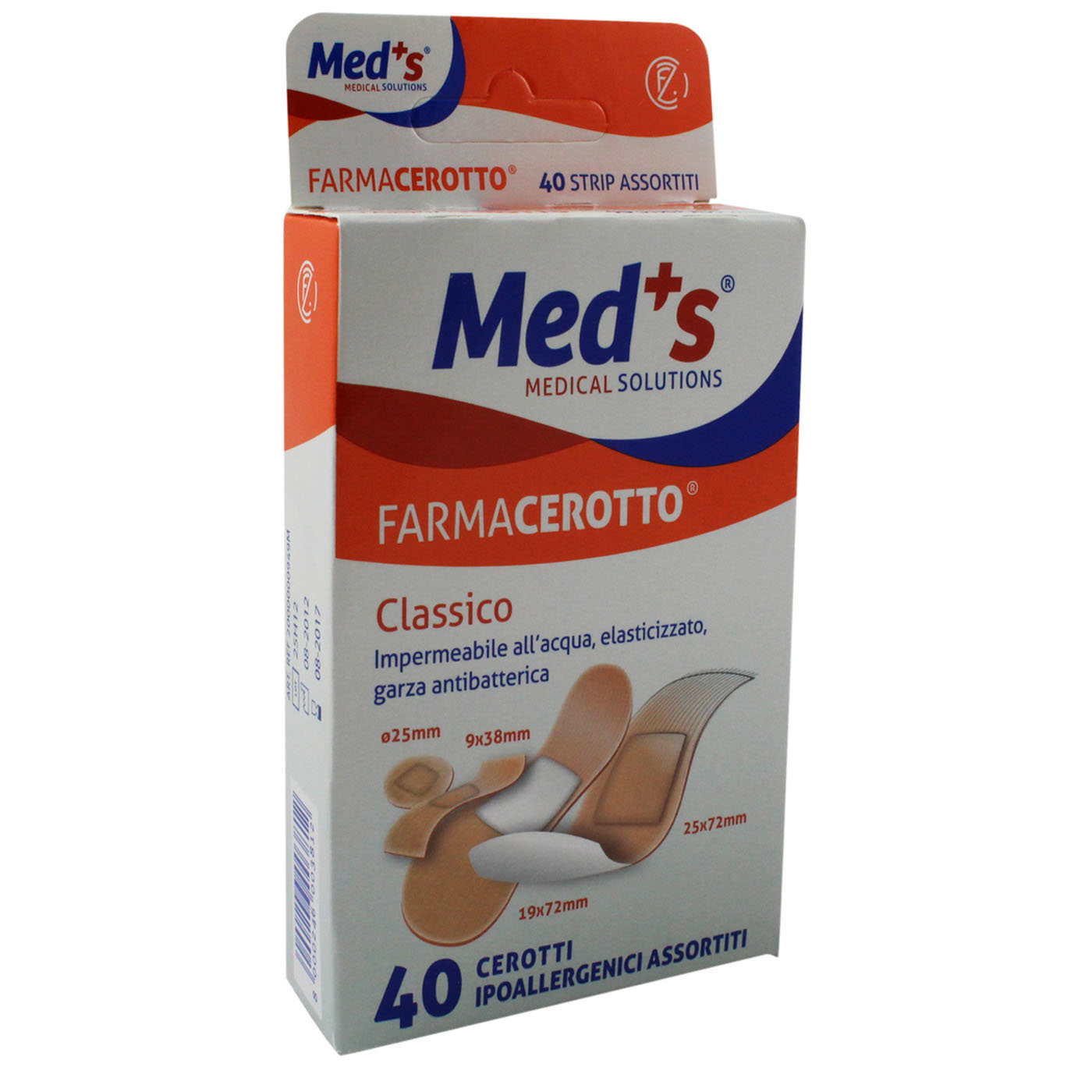 

Med's FarmaCerotto Classico In Poliuretano Formati Assortiti 40Pezzi