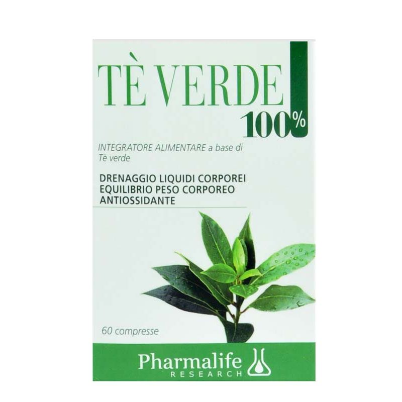 Image of Pharmalife Research Te&#39; Verde 100% Integratore Alimentare 60 Compresse033