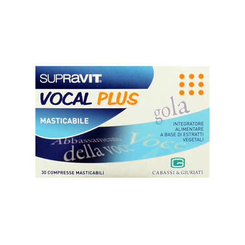 

Supravit Vocal Plus Integratore Alimentare 30 Compresse