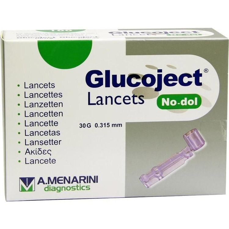 Image of Menarini Glucoject Lancets Plus G33 25 Pezzi 932696673