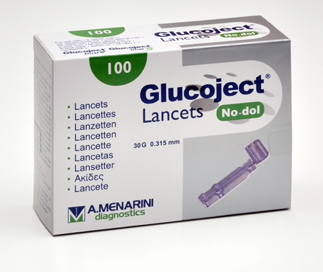Image of Menarini Glucoject Lancets Plus G33 50p 932696735