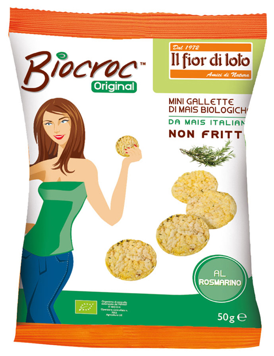 

Biocroc Mini Gallette Di Mais Al Rosmarino Senza Glutine 40g