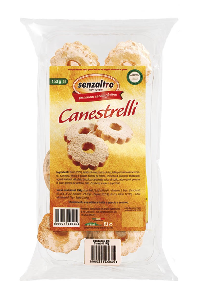 Image of Senzaltro Canestrelli Biscotti Senza Glutine 150g 932780885