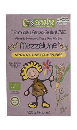 

Rustichella D'Abruzzo Linea Zerotre Mezzelune Mais E Riso Bio 250g