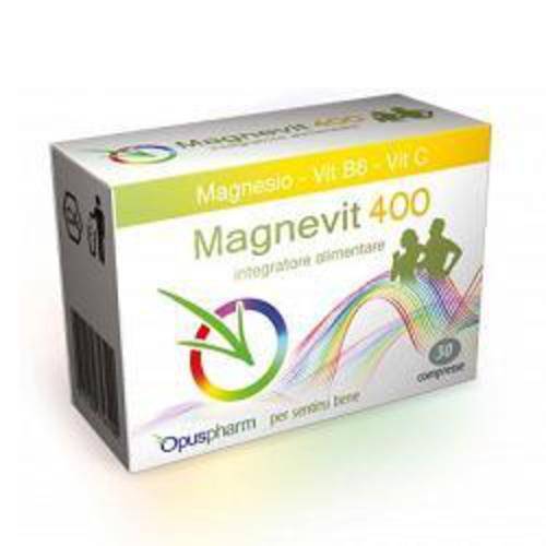 Image of Magnevit 400 Integratore Alimentare 30 Compresse 933194223