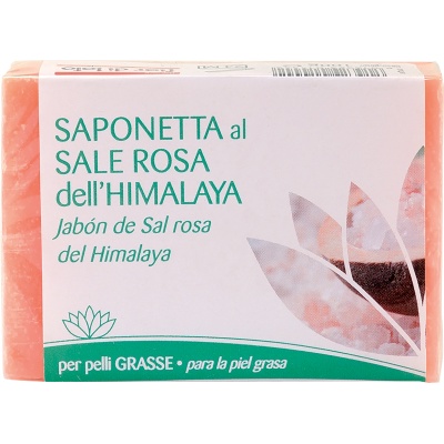 Image of Fior Di Loto Saponetta Sale Rosa Dell&#39;Himalaya Per Pelli Impure 100g033