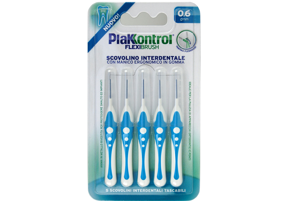 Image of Plakkontrol Flexi Brush Scovolino Flessibile 0,6mm 5 Pezzi033