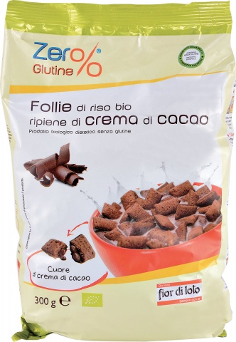 Image of Fior Di Loto Zero% Follie Di Riso Al Cioccolato Fondente Biologico 300g033