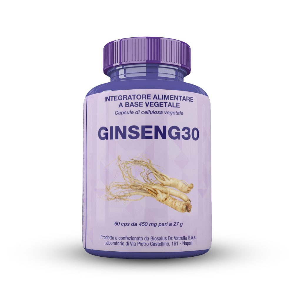 Biosalus(R) Ginseng30 Integratore Alimentare 60 Capsule