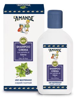 Image of L&#39; Amande Marseille Shampoo Crema Estratto Di Edera 200ml