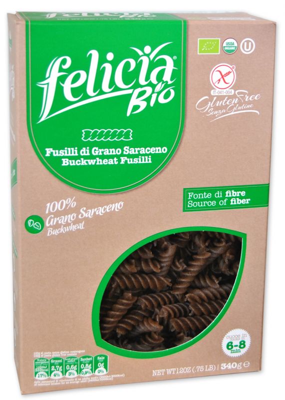 

Felicia Bio Pasta Di Grano Saraceno Fusilli Senza Glutine 340g