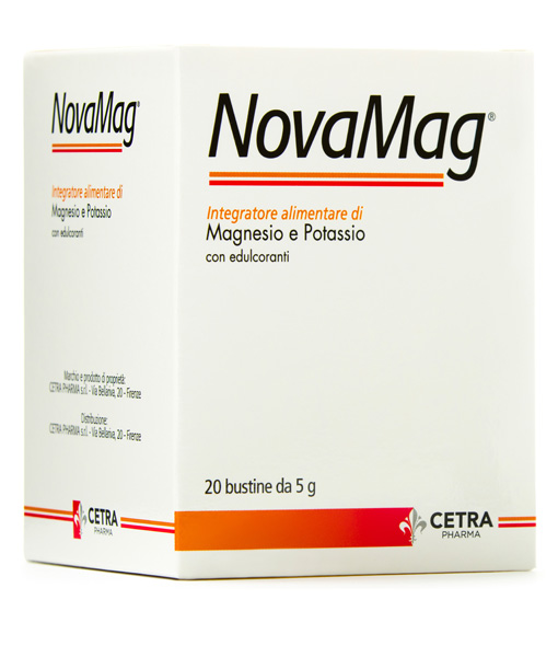 

Cetra Pharma Novamag Integratore Alimentare 20 Bustine Da 5mg