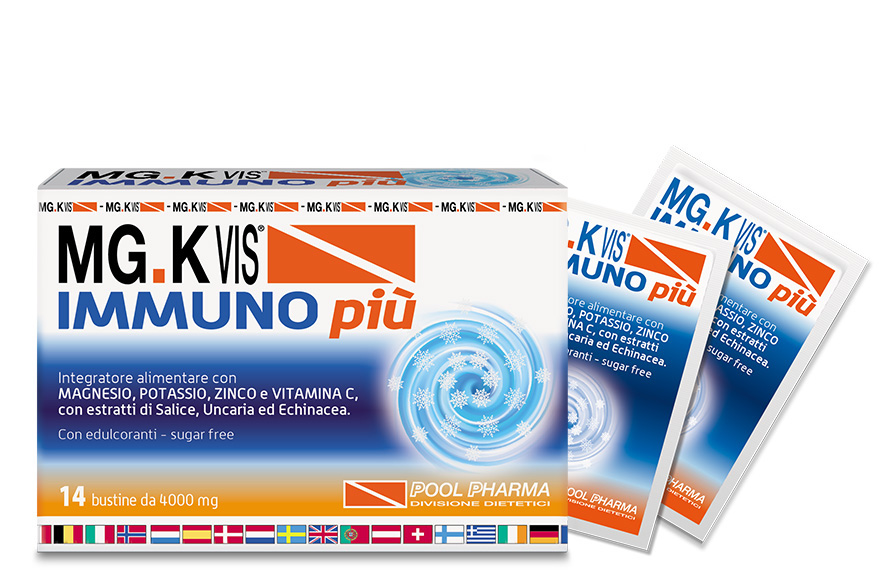 

Pool Pharma Mgk Vis Immuno Più Integratore Alimentare 14 Buste