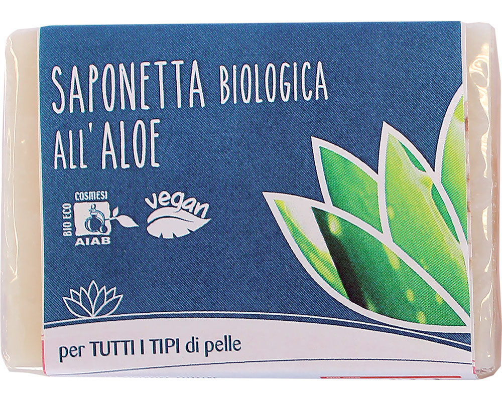 Image of Baule Volante Saponetta Aloe Vera Biologico 65g