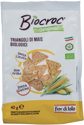 Image of Biocroc Triangoli Di Mais Biologico Senza Glutine 40g