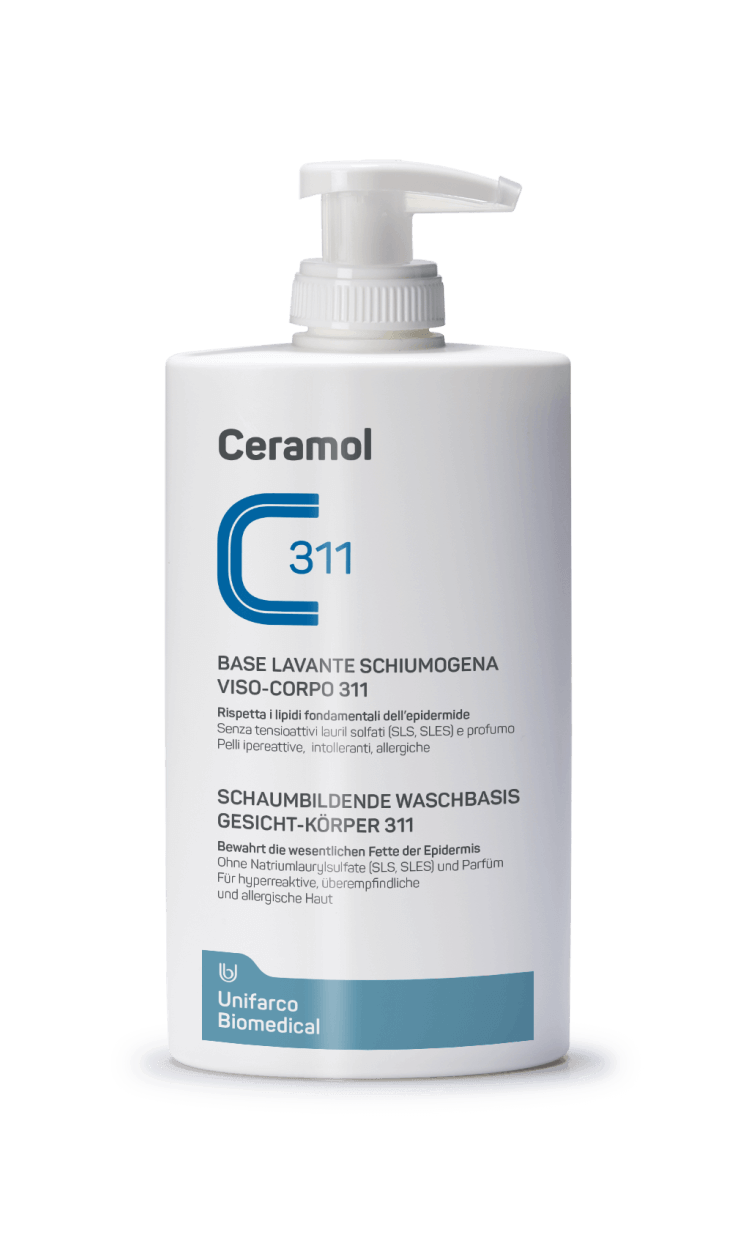 Image of Unifarco Ceramol 311 Base Lavante Schiumogena Viso-Corpo 400ml033