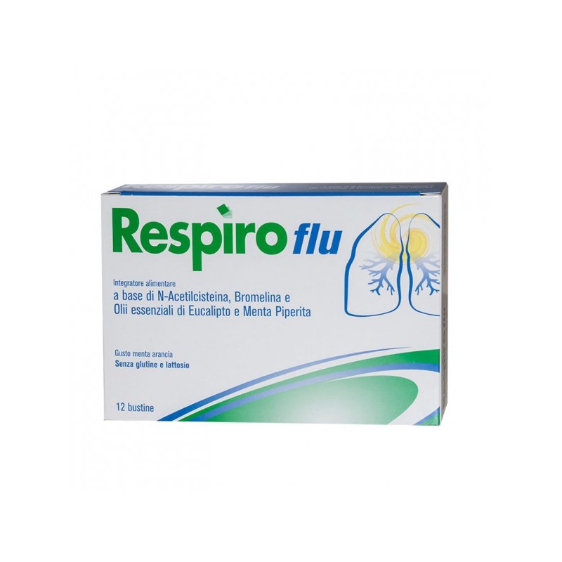 Image of Respiro Flu Integratore Alimentare 12Bustine 935210854