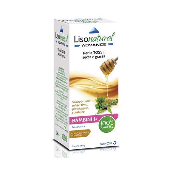 

LisoNatural Advance Bambini Per La Tosse Secca e Grassa Dispositivo Medico 210ml