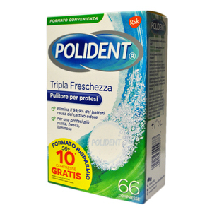 

Polident Tripla Freschezza 66 Compresse Pulenti