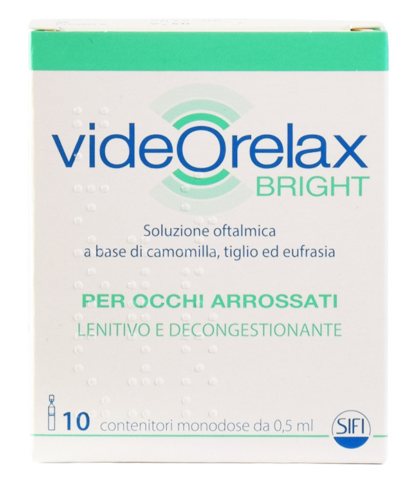 Image of Sifi Videorelax Bright Gocce Oculari 10 Fiale Da 0,5ml033