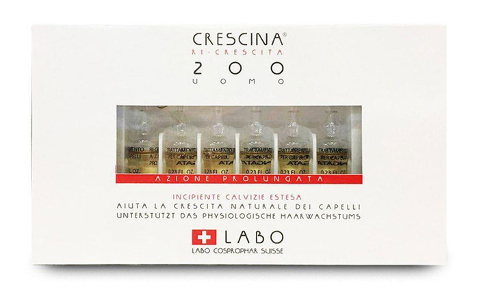 Image of Labo Crescina Transdermic Ri-Crescita 200 Uomo 40Fiale033