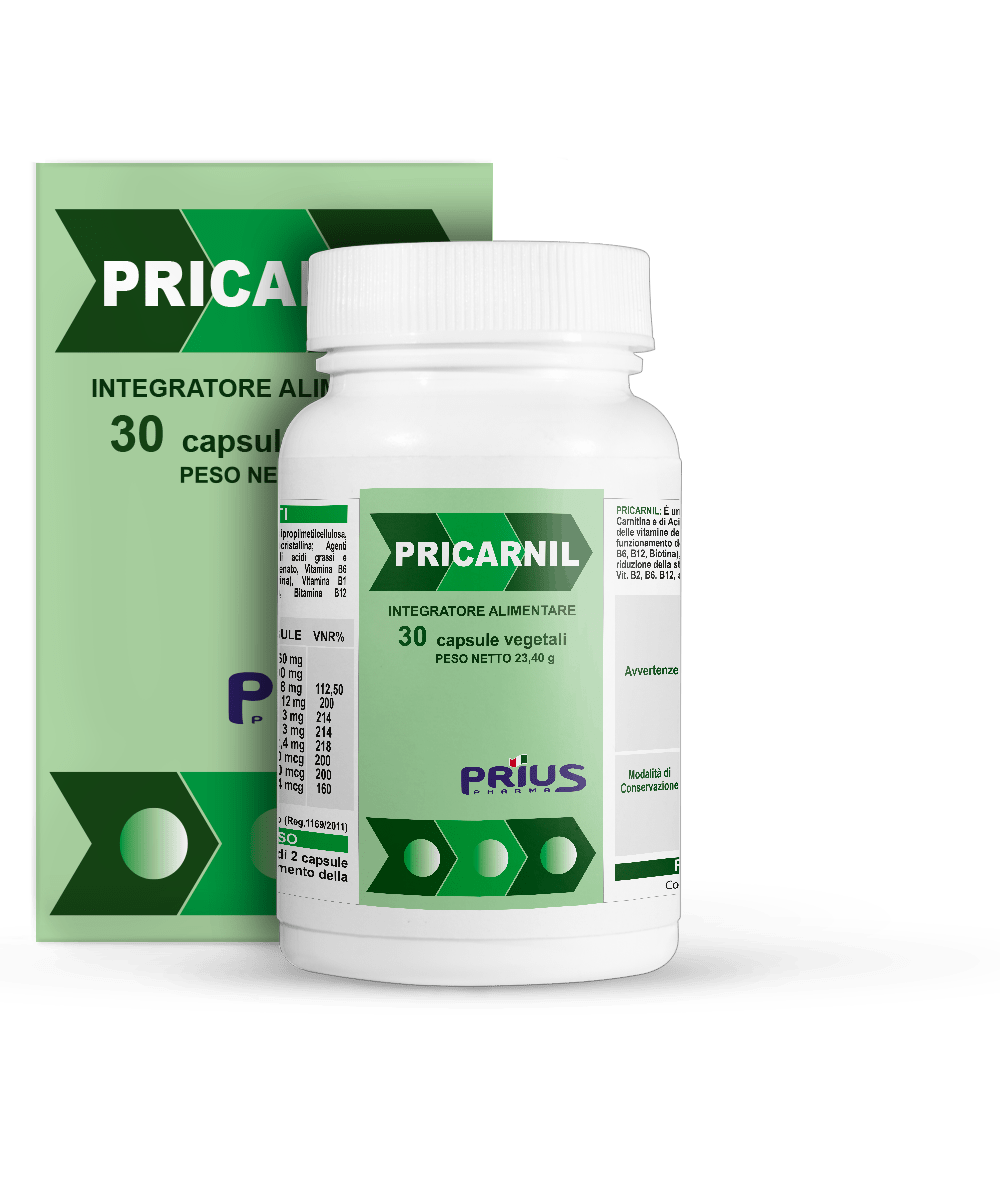 

Prius Pharma Pricarnil integratore Alimentare 30 Capsule