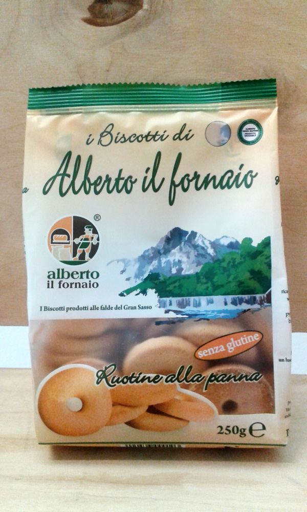 Image of Alberto Il Fornaio Ruotine Alla Panna Senza Glutine 60g033