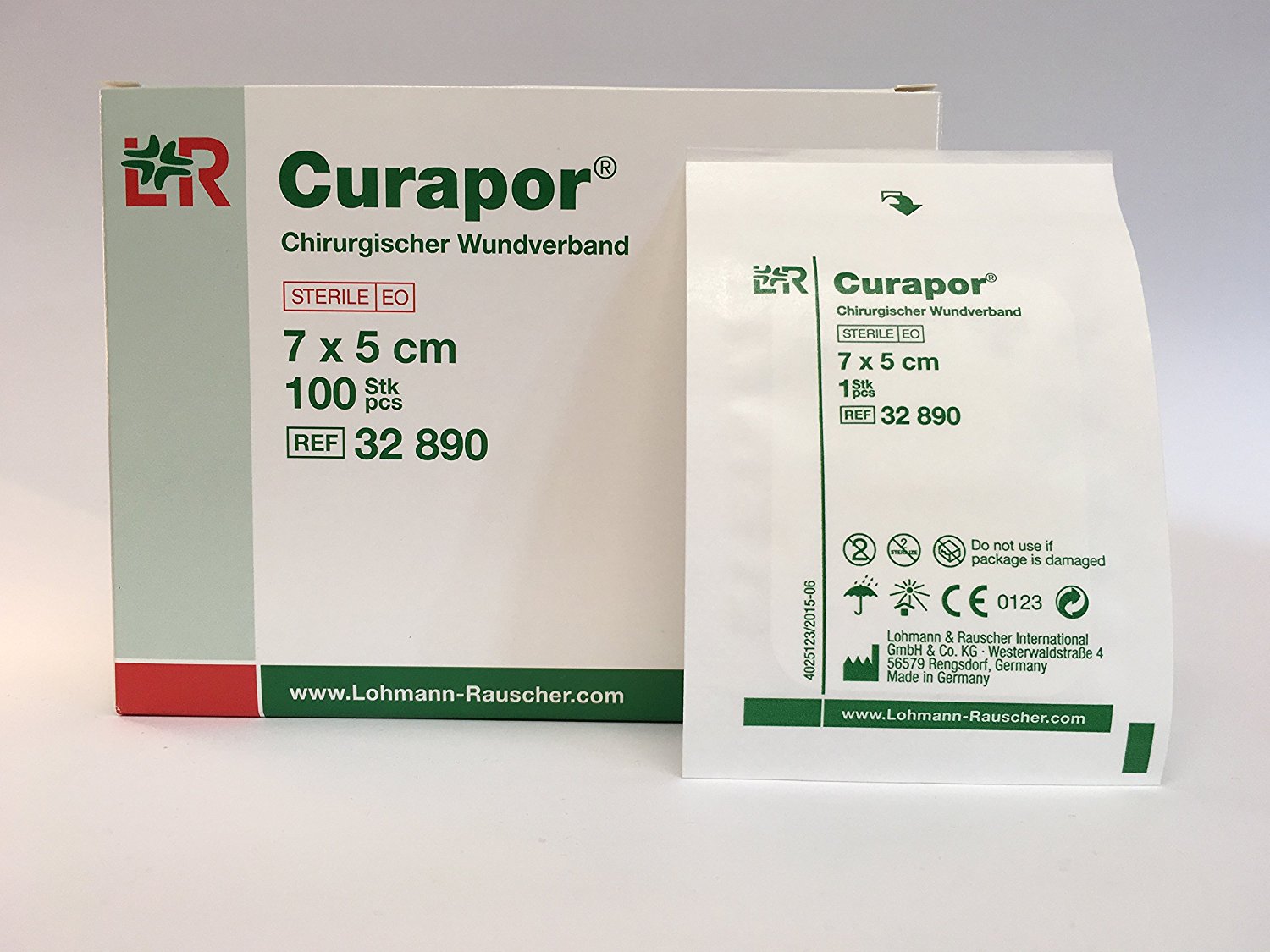 Image of Lohmann & Rauscher Curapor Cerotto Sterile 7x5cm 100 Pezzi033