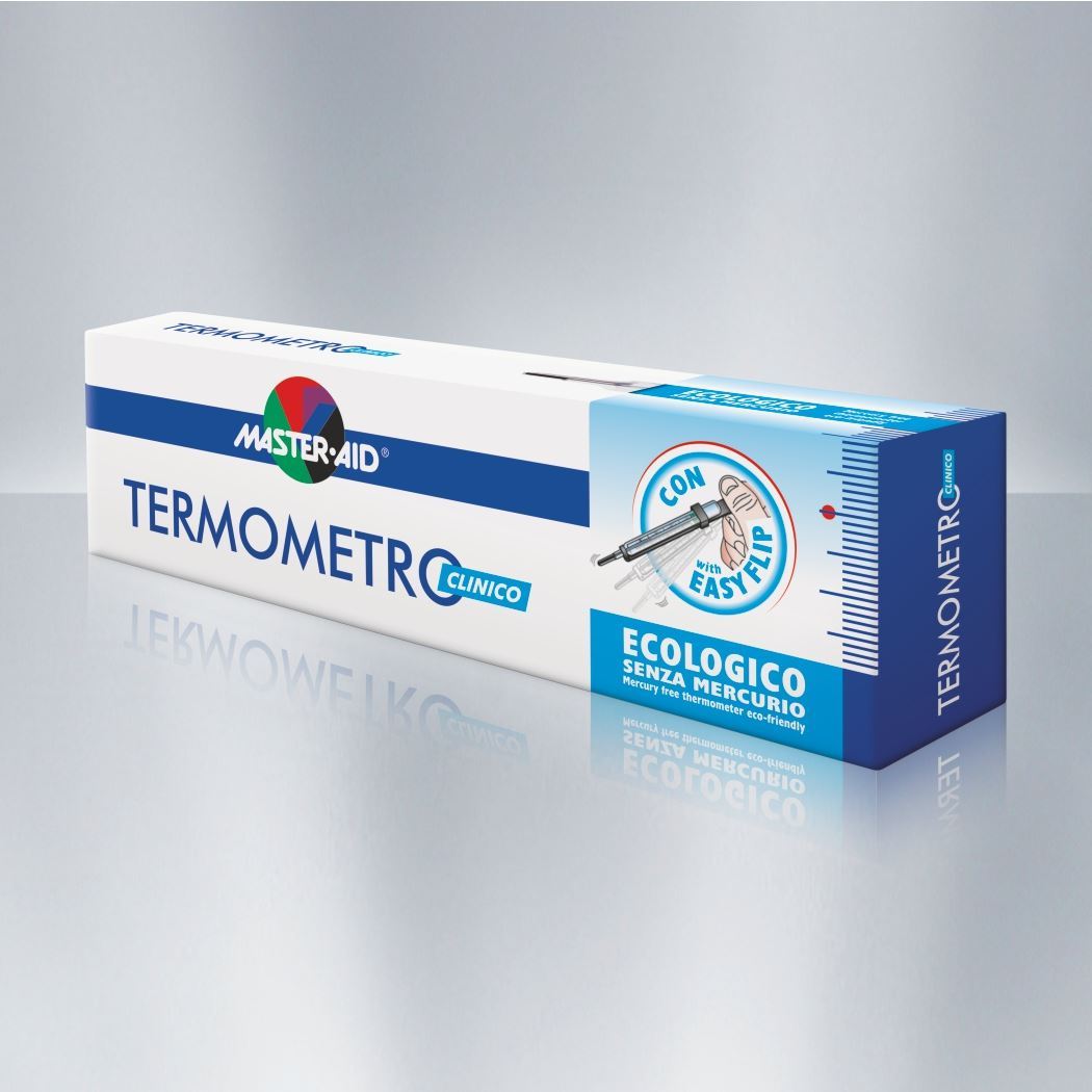 

Master-Aid® Termometro Clinico Ecologico Senza Mercurio Con EasyFlip 1 Pezzo