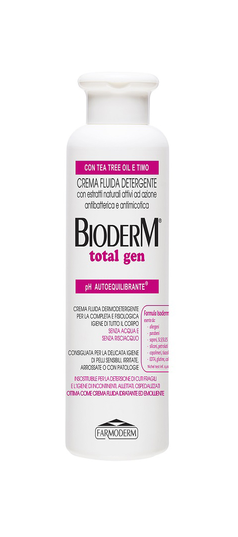 Image of Farmoderm Bioderm Total Gen Crema Fluida Detergente 250ml