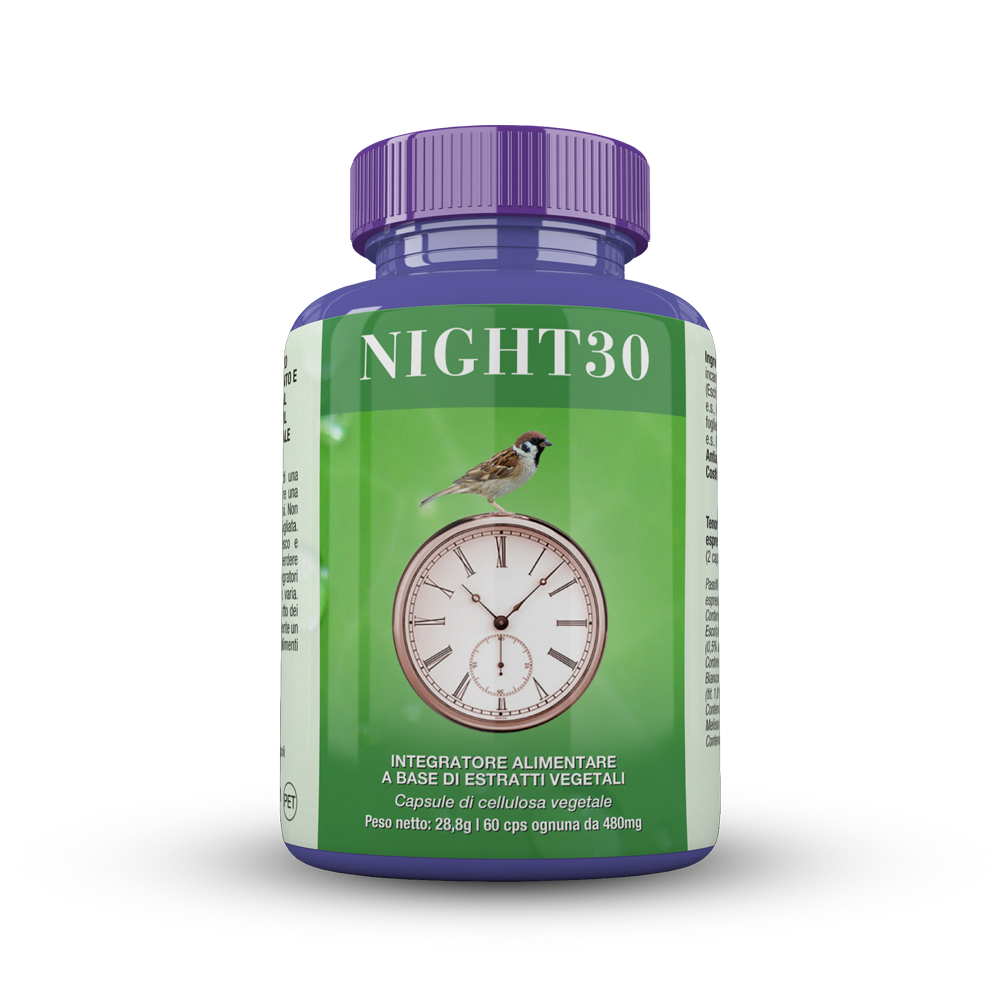 

Biosalus® Night30 Integratore Alimentare Integratore Alimentare 60 Capsule