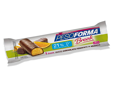 Image of Pesoforma Snack Break Cioccolato Fondente E Arancia 1 Pezzo 938656055