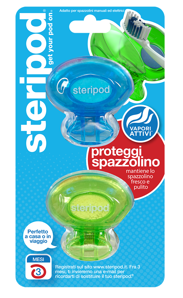 Image of Steripod Proteggispazzolino 2 Pezzi033