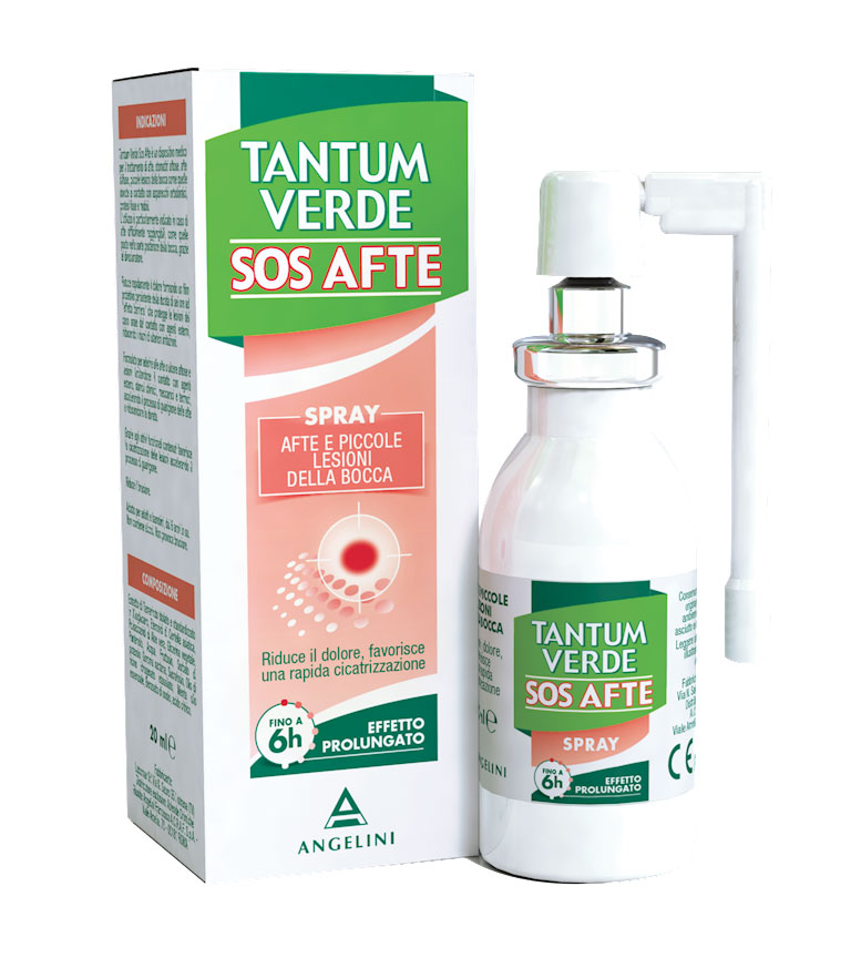 Image of Angelini Tantum Verde Sos Afte Trattamento Afte Spray 20ml
