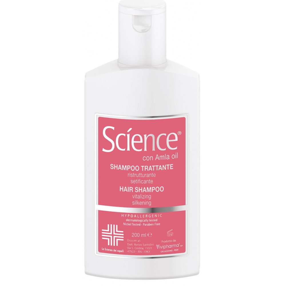 Image of Science Shampoo Trattante Ristrutturante Setificante 200ml